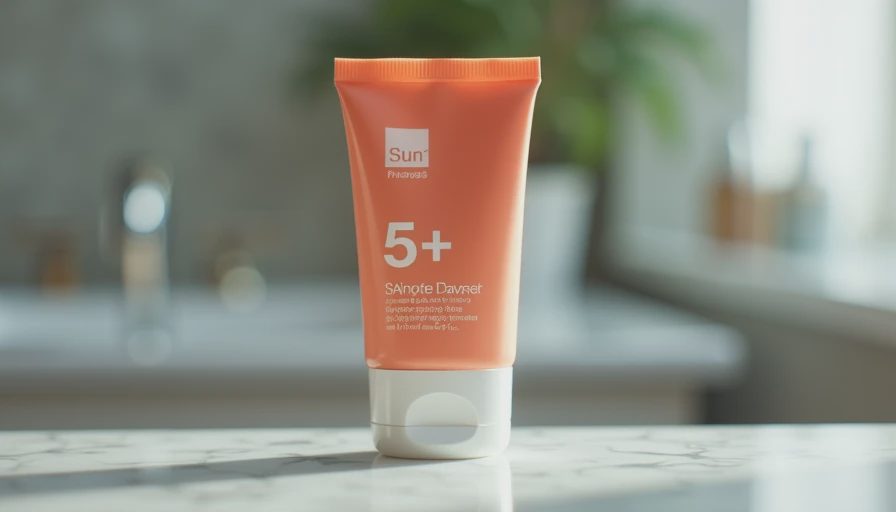Illustration for korean sunscreen