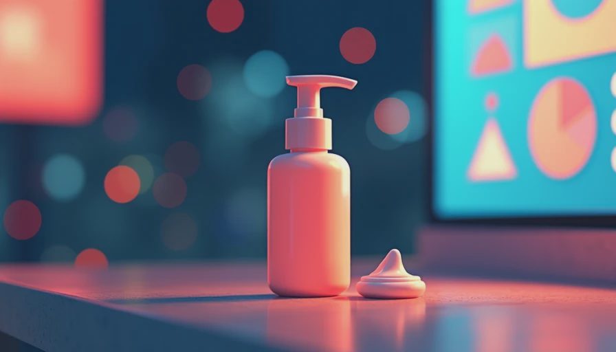 Visual context for dry skin moisturizers