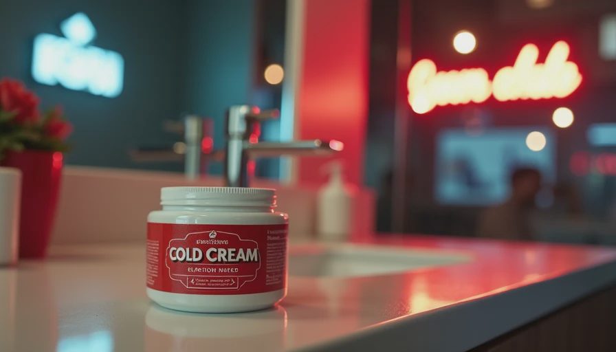 Illustration for ponds cold cream makeup