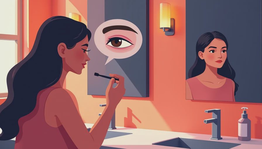 Visual context for castor oil and eyebrows growth