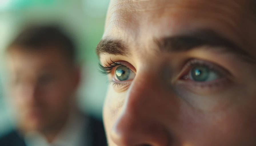Visual context for does jd vance wear eyeliner